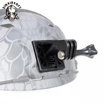 Подставка для адаптера для камеры тактического шлема, Легкая Нейлоновая Портативная база адаптера для шлема, Фиксированное крепление для камеры мобильного телефона Gopro