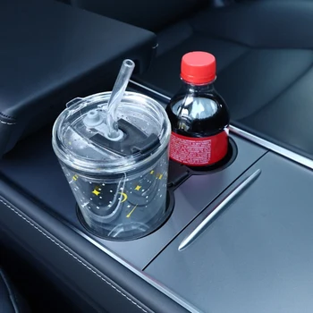 Черные силиконовые Автомобильные держатели для напитков 21 Tesla Модель 3 Модель Y Центральная консоль Стойка для стаканов для Воды Подставка для бутылок для напитков