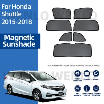 Для Honda Shuttle 2015-2018, Магнитный солнцезащитный козырек, автомобильный солнцезащитный козырек, шторы на лобовое стекло, Летний солнцезащитный козырек для окон, Автоаксессуары