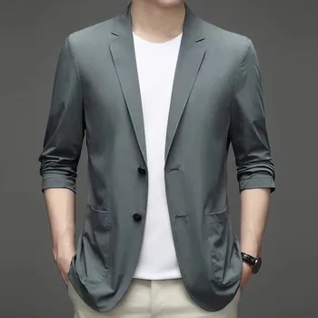 6164-2023 мужская новая корейская модная куртка для бизнеса и отдыха, роскошный костюм в стиле Yinglun