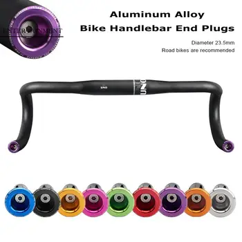 1 Пара заглушек для руля велосипеда из алюминиевого сплава MTB, торцевая крышка для руля велосипеда для горной дороги, многоцветные аксессуары для руля