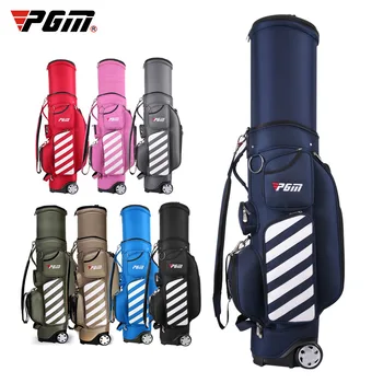 Сумка для гольфа на колесиках PGM, Органайзер для мужчин и женщин, авиационная сумка, многофункциональная телескопическая сумка