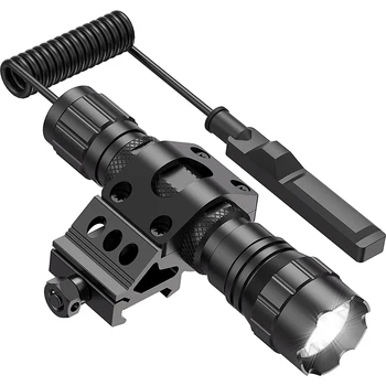 Мощный Тактический фонарик CREE 1200 Lumen LED Weapon Light с батареей 18650 Picatinny Rail для Охоты