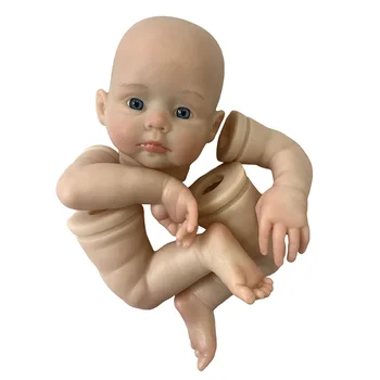 20-22 Дюймовая Раскрашенная Реалистичная Кукла Reborn Kits с набором Eeybrows bebe reborn Ручной Работы Из Мягкого Винила Bebe Kits Аксессуары
