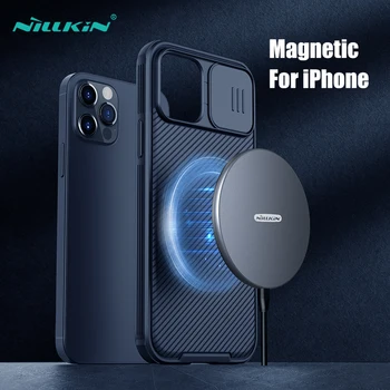 Магнитный Чехол Для iPhone 14 Pro Max Nillkin CamShield Slide Camera Защищает Конфиденциальность Задней Крышки для iPhone 13 Pro Max Case Magnet