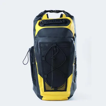Водонепроницаемая сумка-рюкзак объемом 30 л, сухая сумка с мягким задним боковым карманом, нейлоновый ремешок, для плавания, треккинга, кемпинга, багажа
