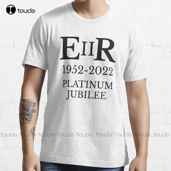 Празднуйте - Eiir Platinum Jubilee 1952-2022 Трендовые футболки, платья-рубашки для женщин, футболки с цифровой печатью, рубашки Унисекс