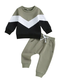 Зимний комплект одежды для маленьких девочек с капюшоном и штанами - Милый и уютный спортивный костюм из 2 предметов для малышей