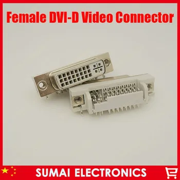 DVI 29Pin к печатной плате с 90-градусным гнездовым разъемом 24 + 5-контактный разъем для видео-аудио дисплея