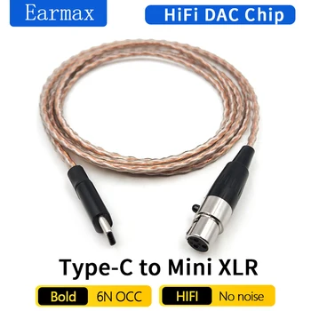 Для Pioneer AKG Q701 K371 K712 K171 K175 K245 K181 K240S HDJ-2000 H128 Сменные головки для подключения кабеля Mini XLR с 3-контактным разъемом