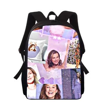 Millie Bobby Brown 15 ”Детский рюкзак с 3D принтом, сумки для начальной школы для мальчиков и девочек, рюкзаки для школьных книг для студентов