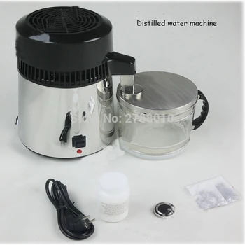 Дистиллятор для воды 110 В/220 В 304 машина для дистиллированной воды из нержавеющей стали оборудование для фильтрации воды 1Л/Ч дистиллированная машина