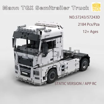 Moc 57243 Mann TGX Полуприцеп Грузовик С PDF Рисунками LEGOin Строительные Блоки Кирпичи Детские Игрушки 