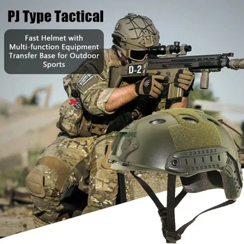 Легкий быстрый тактический шлем военный вентилятор защитное снаряжение для верховой езды CS tactical game rail helmet