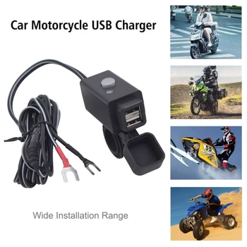 USB-руль для внедорожника, мотоцикла, телефонов, источник питания для зарядки, быстрая зарядка с универсальным 12 В, Прямая доставка