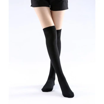 Осень-зима, новый стиль, нескользящие спортивные носки для танцев для йоги, носки выше колена, женские носки, носки для девочек, хлопковые сексуальные чулки