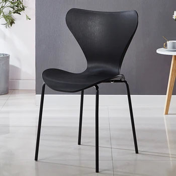 Современные пластиковые обеденные стулья Nordic Banquet Эргономичные офисные обеденные стулья Для кухни Sillas Comedor Мебель для дома SR50DC