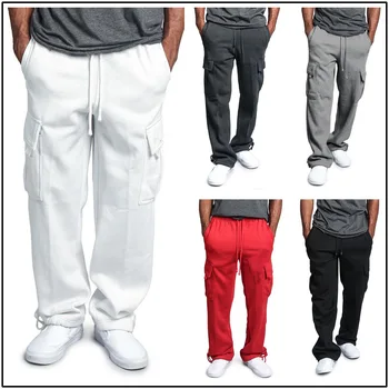 2022 новые брендовые повседневные брюки мужские брюки-карго хлопковые свободные брюки мужские брюки комбинезоны с несколькими карманами прямые Джоггеры Homme S-5XL