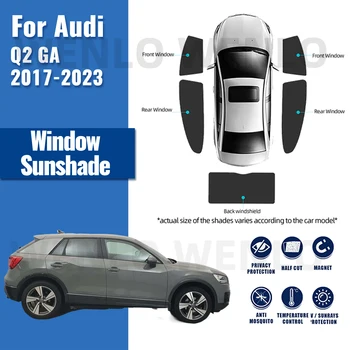 Для Audi Q2 GA 2017-2023 Автомобильная Занавеска На Окно, Солнцезащитный Козырек, Чехлы На Переднее Лобовое Стекло, Солнцезащитный Козырек, Солнечная Сетка, Автоаксессуары