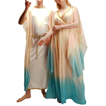 Костюмы для косплея с персонажами скандинавской традиционной греческой мифологии для взрослых Мужчин и женщин, вечеринка, Римские древние национальные костюмы