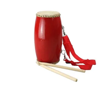 Китайский поясной барабан для китайских народных танцев для взрослых, поясные барабаны из кожи буйвола, 15x32 см