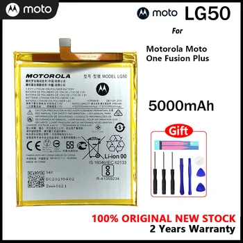 Motorola 100% Оригинальный Аккумулятор LG50 5000 мАч Для Motorola One Moto G9 Play/One Fusion Plus OneFusion + XT2067 Аккумулятор для телефона