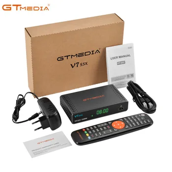 Gtmedia V7S5X Европейский ТВ-тюнер DVB-S2 Scart Интерфейс V7 S5X HD 1080P H.265 Цифровой Спутниковый Ресивер для Youtube Телеприставки