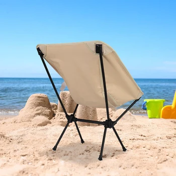 Походные Стулья Портативный Складной Легкий Компактный уличный пляжный стул с возможностью поворота на 360 градусов Складной стул из алюминиевого сплава
