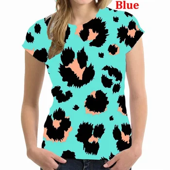Брендовая летняя мужская футболка BIANYILONG, женская футболка с леопардовым принтом и 3D принтом, летняя модная повседневная спортивная футболка с короткими рукавами