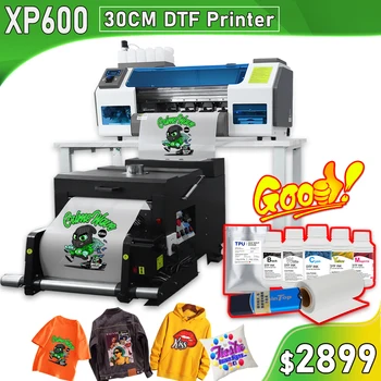 Принтер DTF формата A3 для печати непосредственно на пленке для футболок, печатная машина с теплопередачей для домашних животных, принтер DTF XP600 для толстовок, кепок