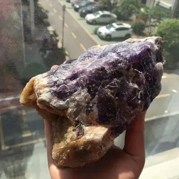 Натуральный необработанный камень Beautiful Dream Amethyst, целебный энергетический кристалл